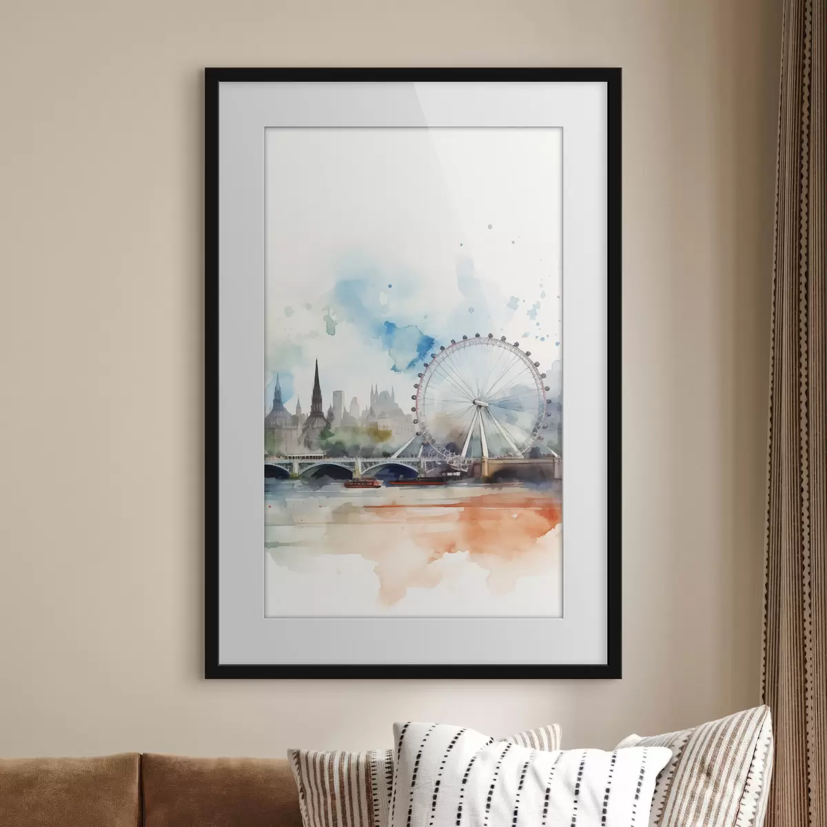 Plakat Krajobraz Londynu f47681