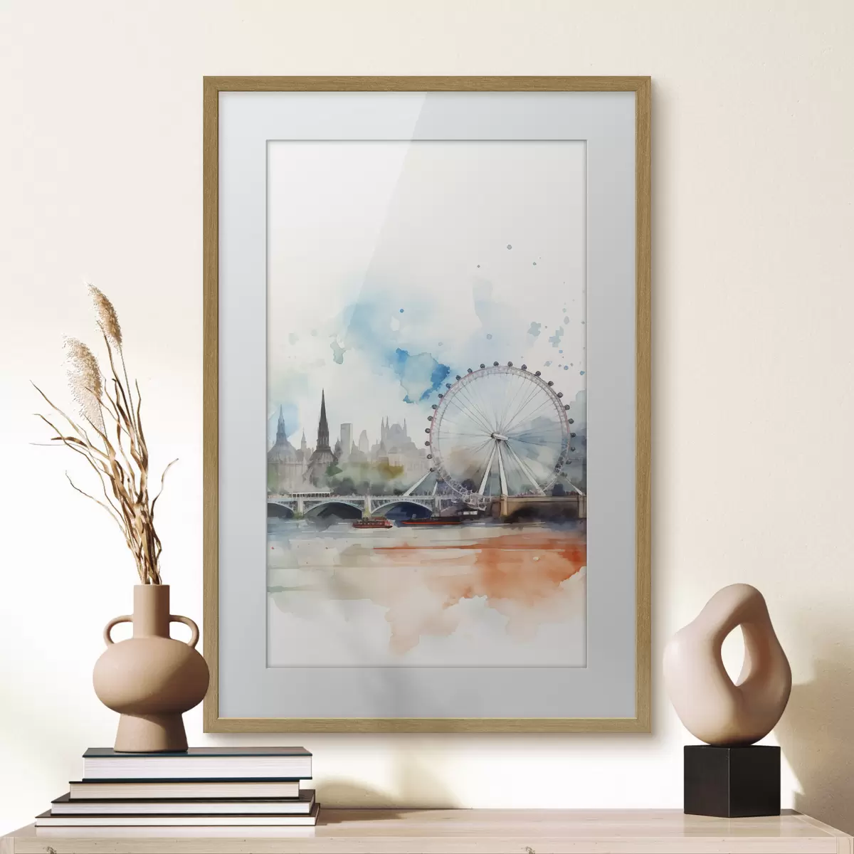 Plakat Krajobraz Londynu f47681