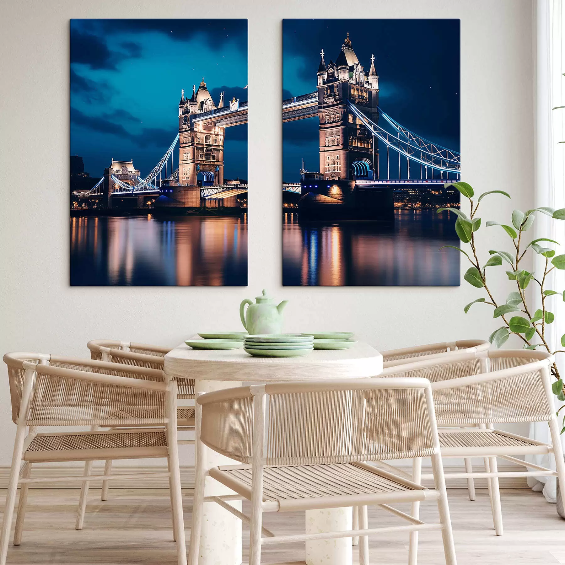 Obraz Most Tower Bridge nocą m01260