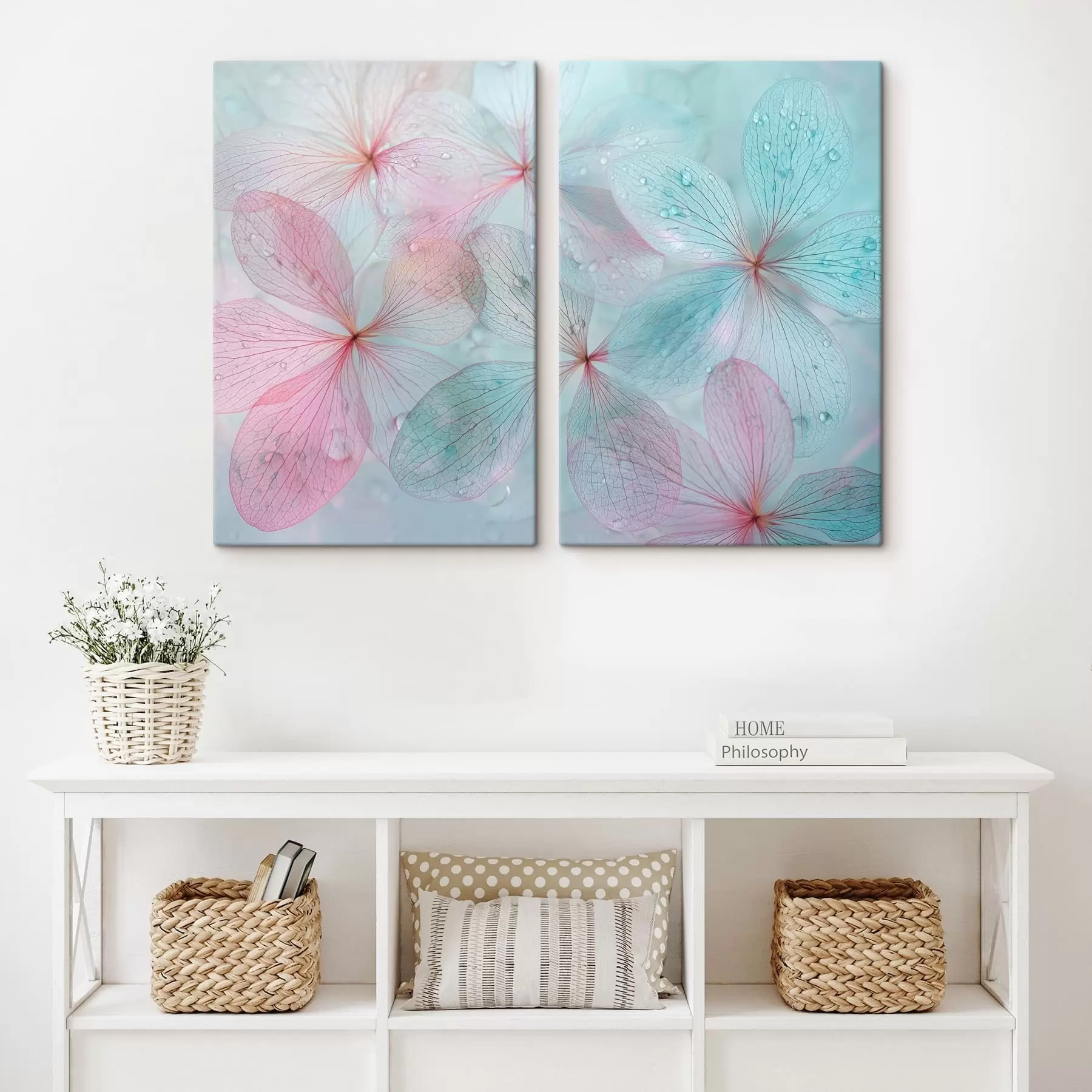 Obraz kwiaty pod wodą m01282