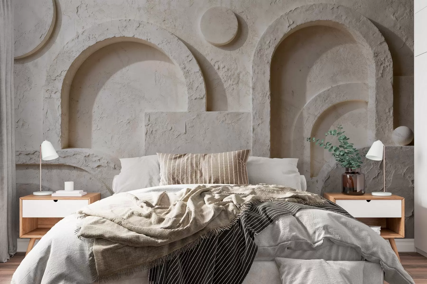 Fototapeta Geometria wolumetryczna wykonana z betonu w05186