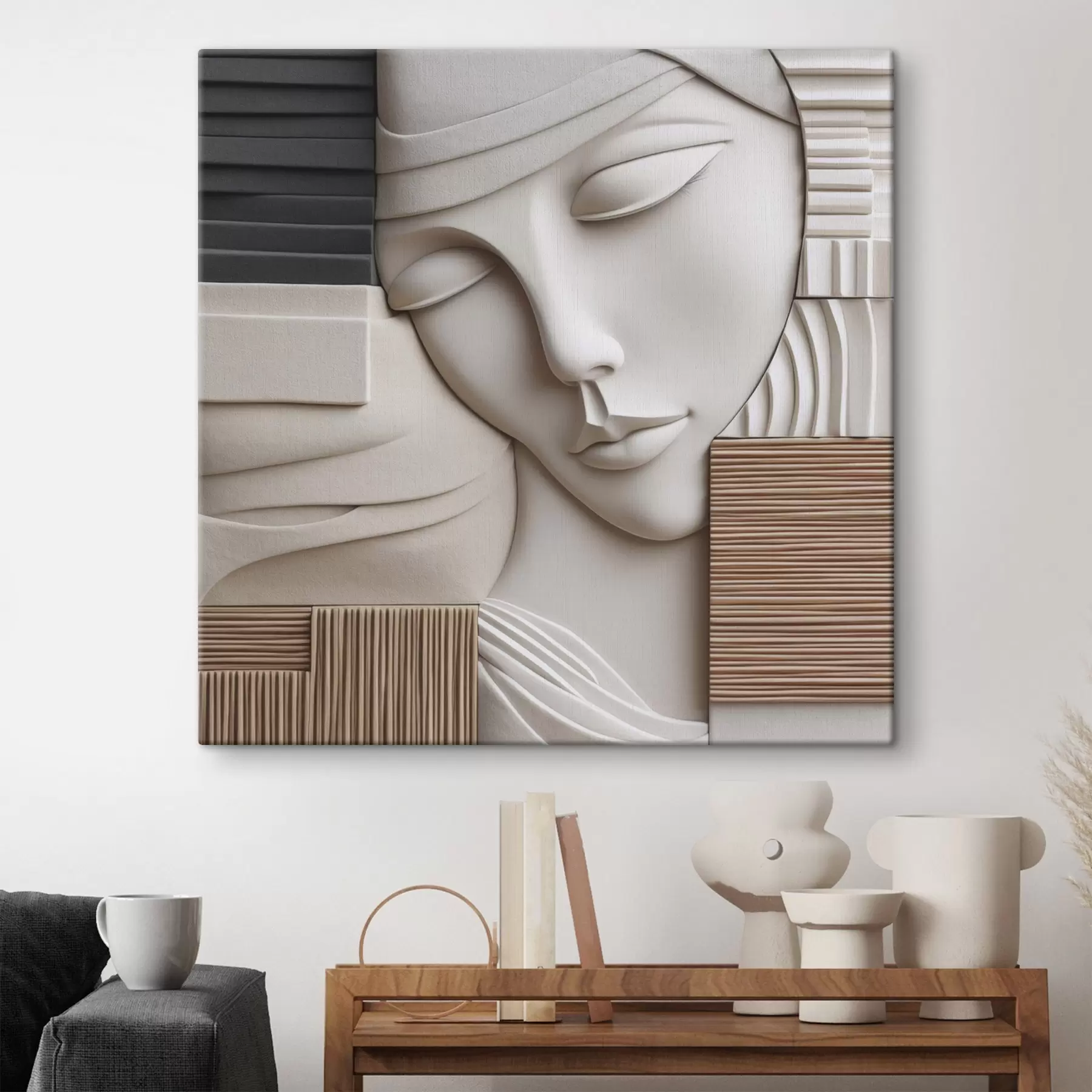 Obraz Abstrakcyjny portret s47709