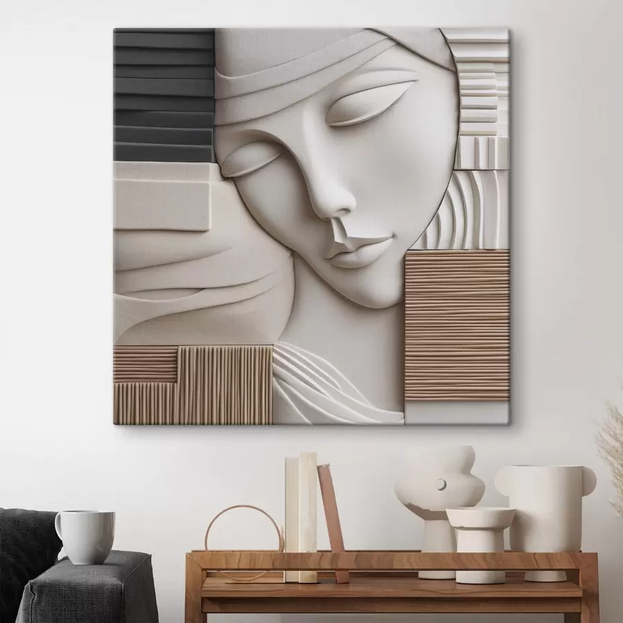 Obraz Abstrakcyjny portret s47709