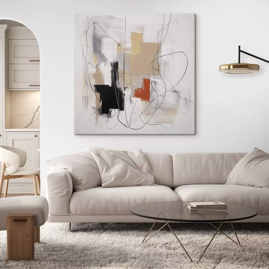 Obraz Chaotyczna abstrakcja s47723