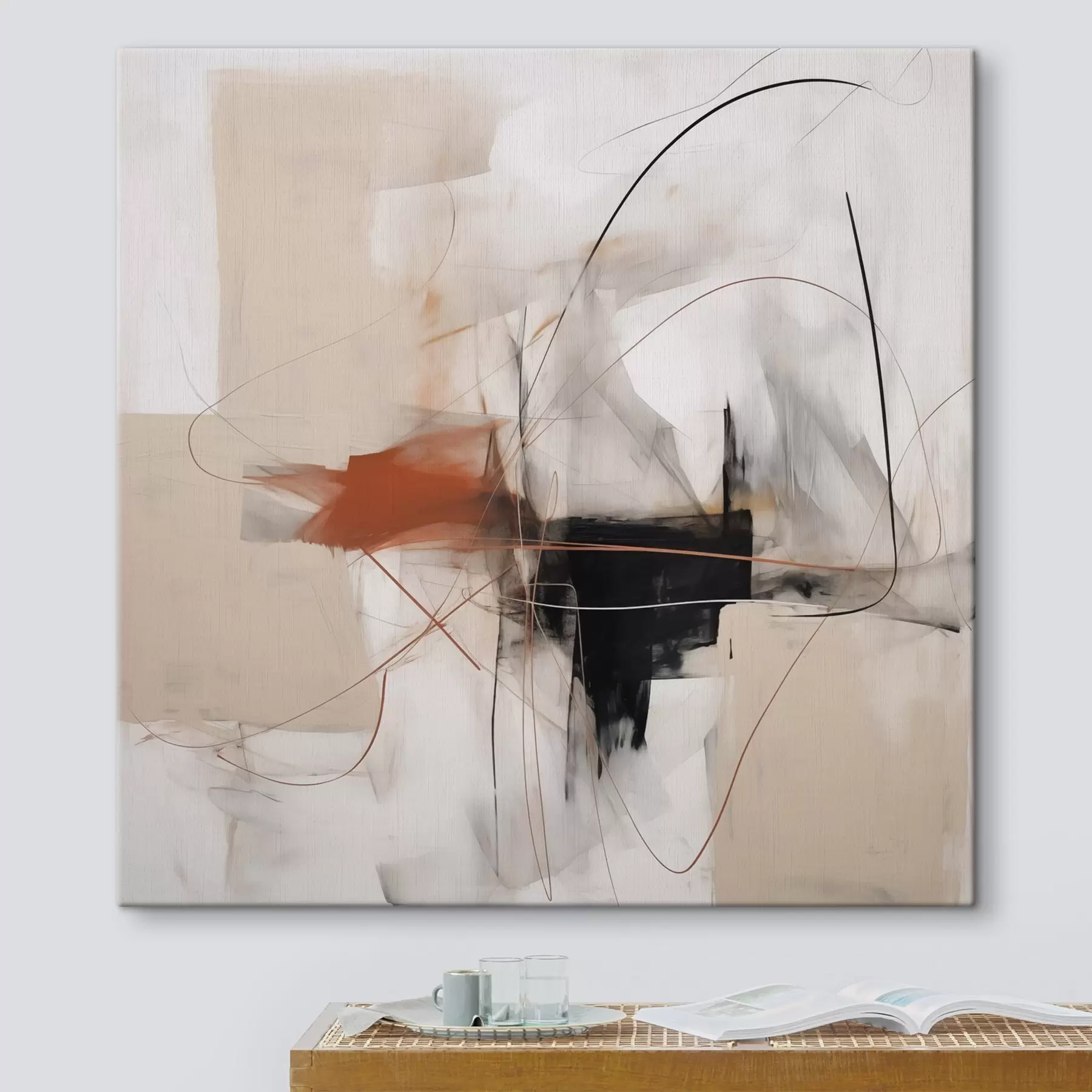 Obraz Chaotyczna abstrakcja s47724