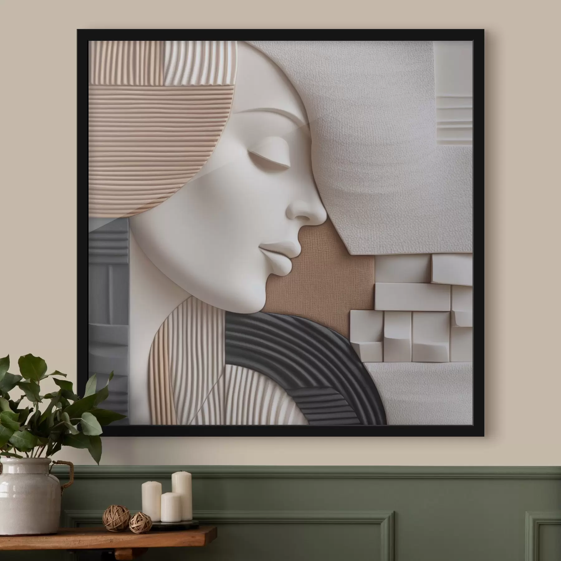 Fototapeta Abstrakcyjny portret f47710