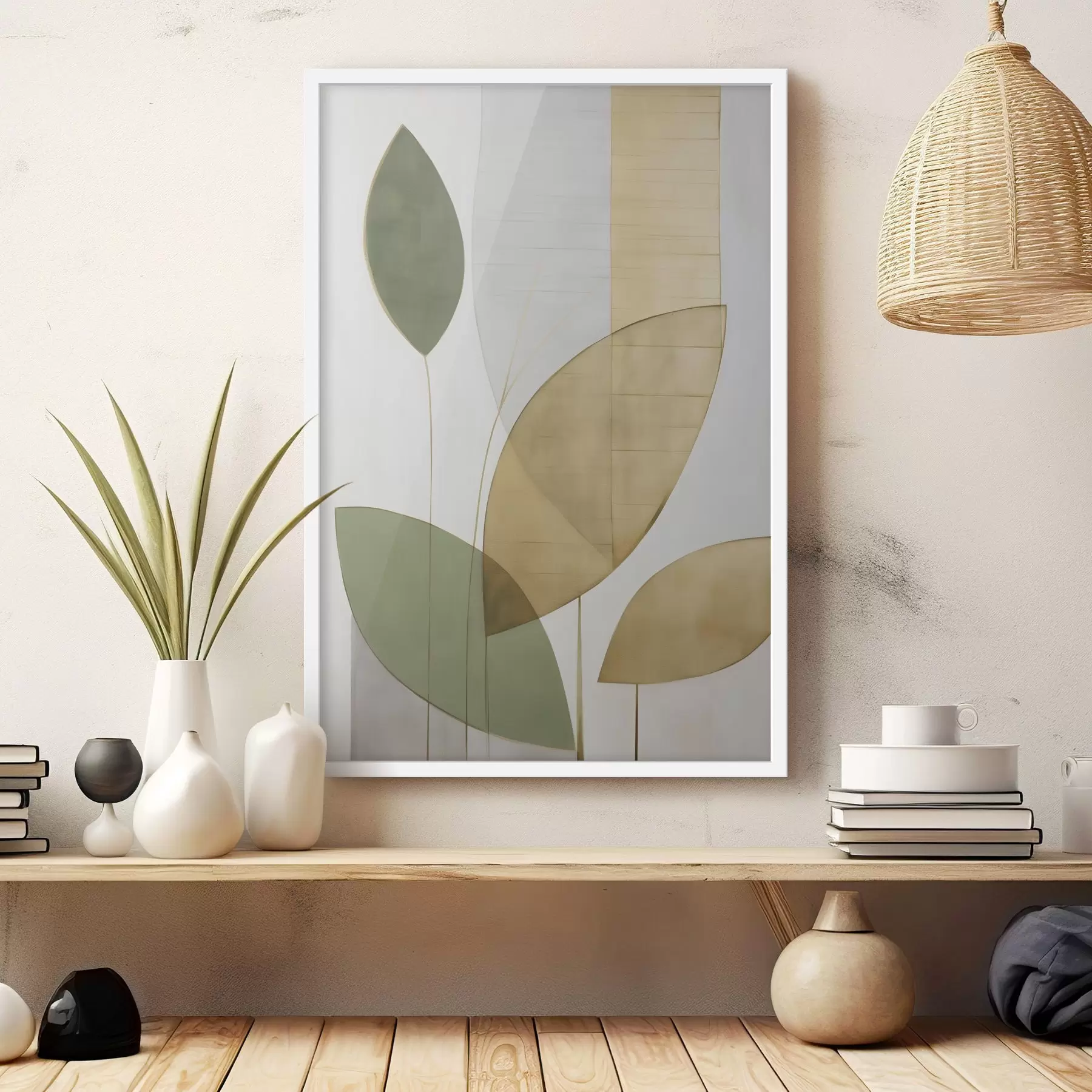 Fototapeta Abstrakcja z liśćmi f47714