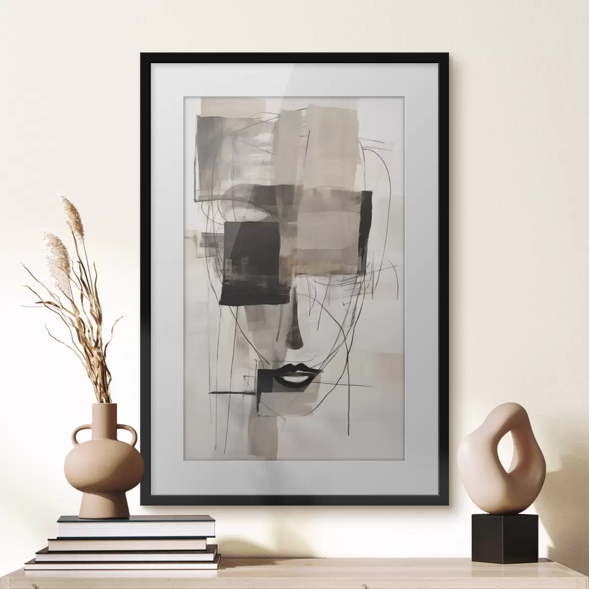 Plakat Twarz i echo f47715