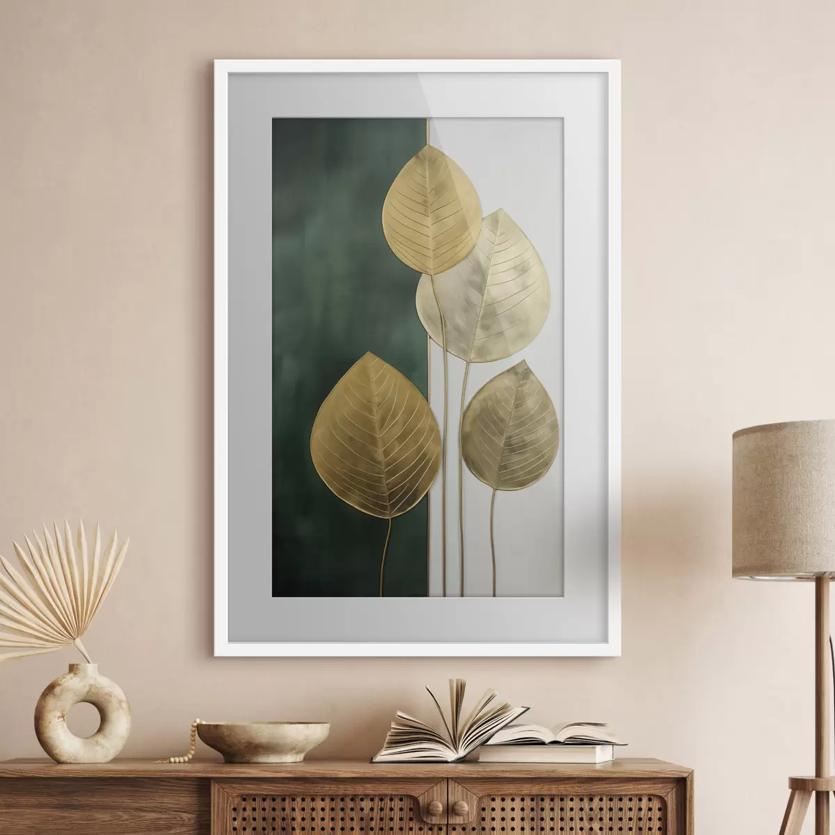 Plakat Liście abstrakcyjne f47718