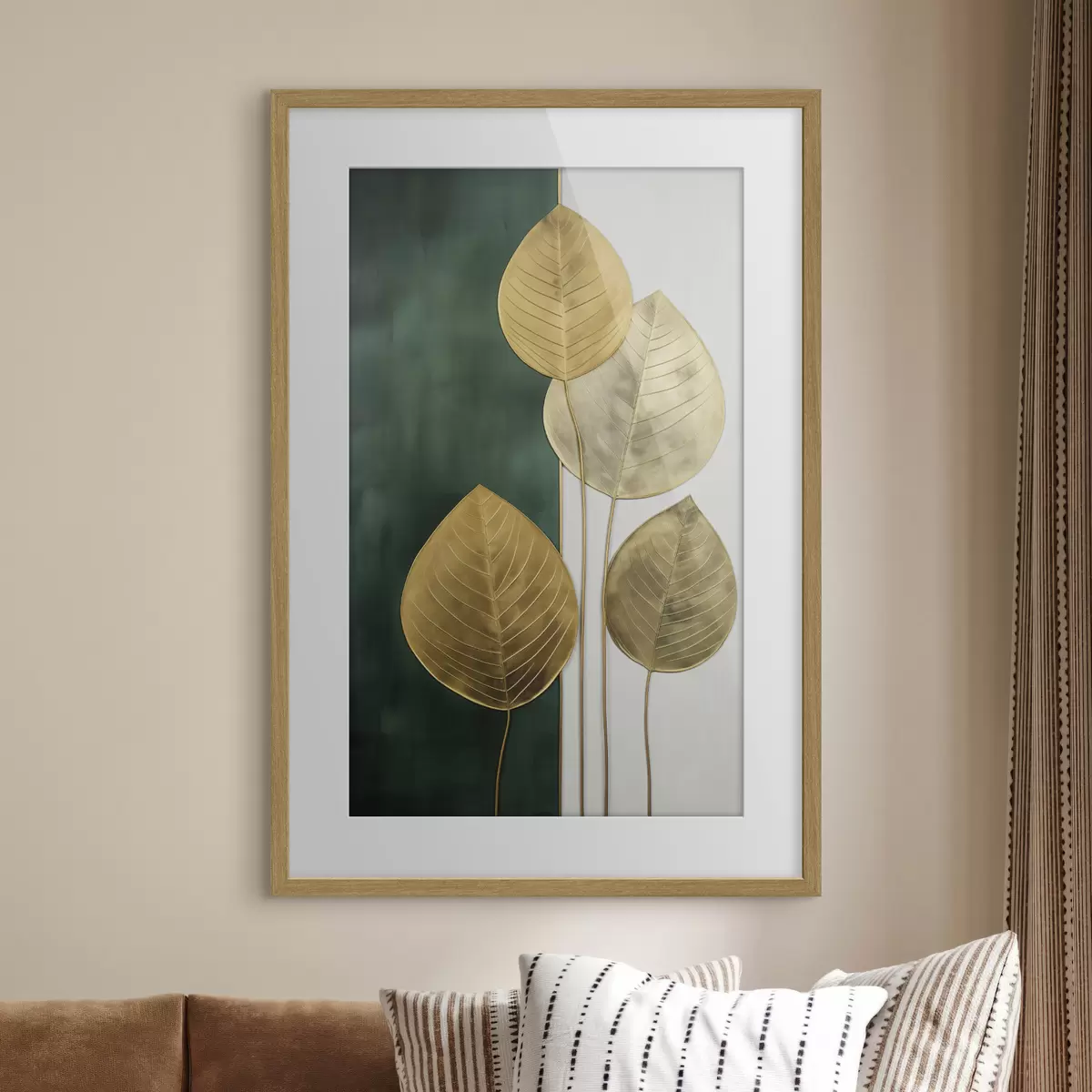 Plakat Liście abstrakcyjne f47718