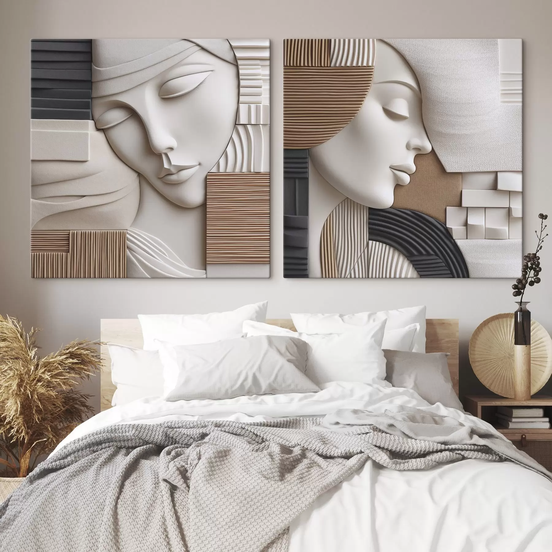 Obraz Abstrakcyjny portret m01289