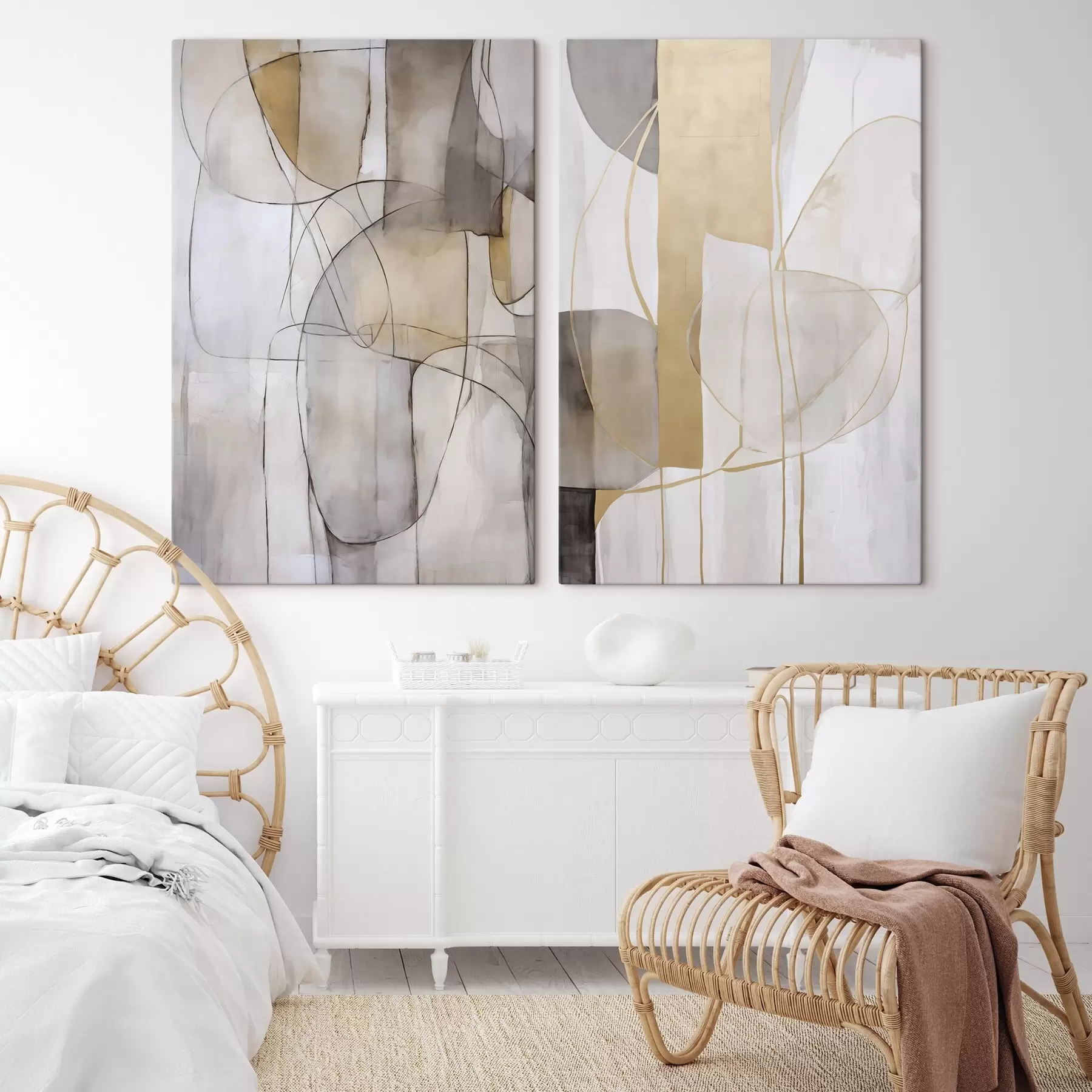 Obraz Abstrakcja imitująca malarstwo m01294