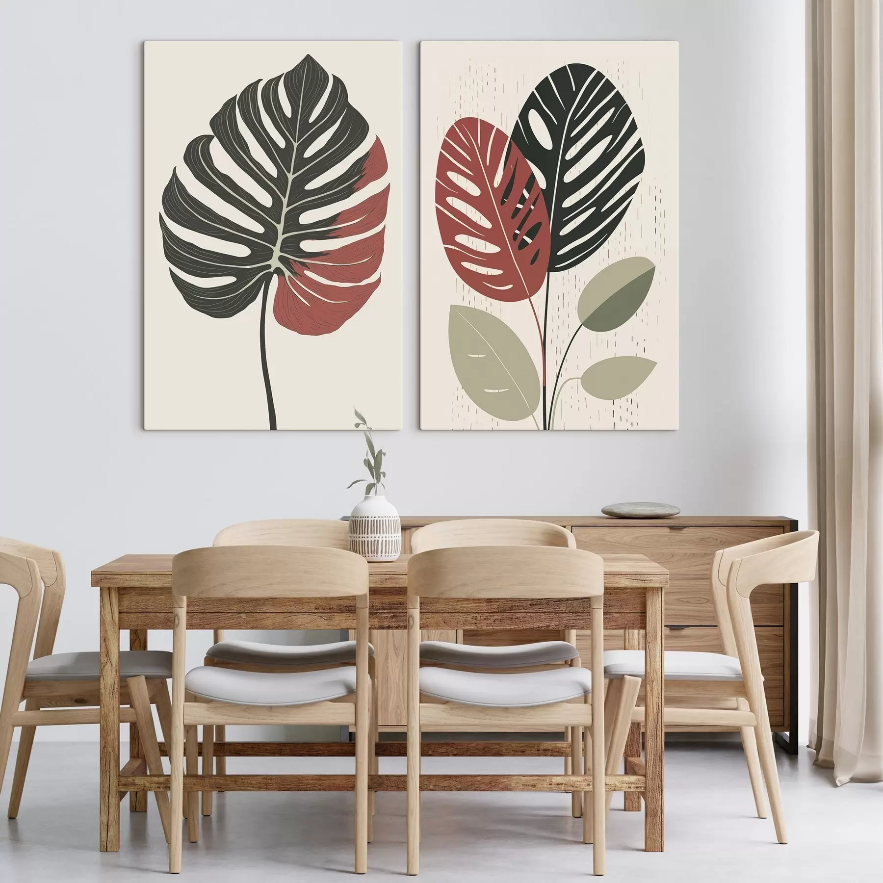 Obraz Tropikalne liście m01298