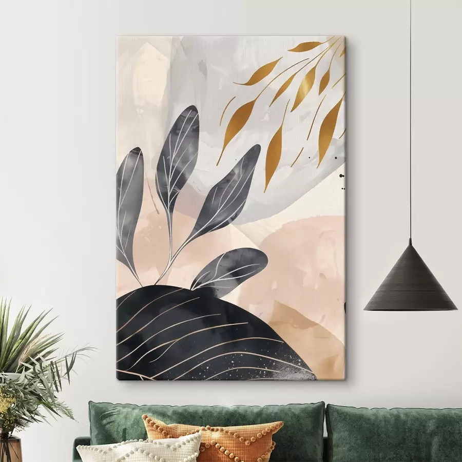 Obraz Kwiatowa abstrakcja s47743