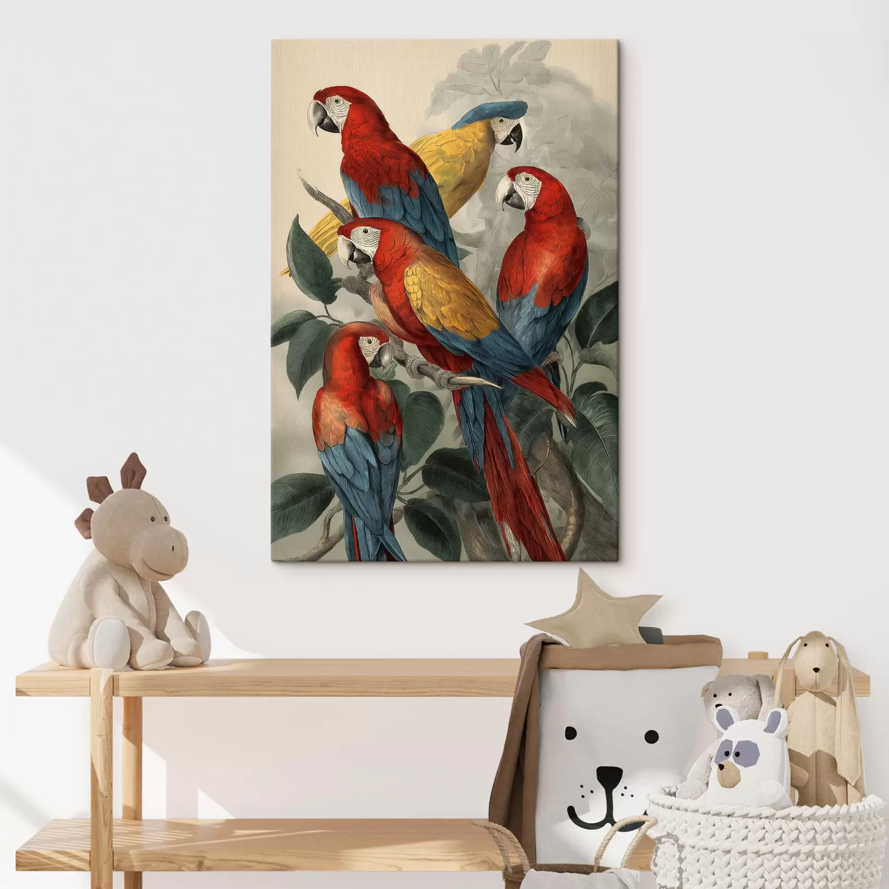 Obraz Papugi vintage s47730