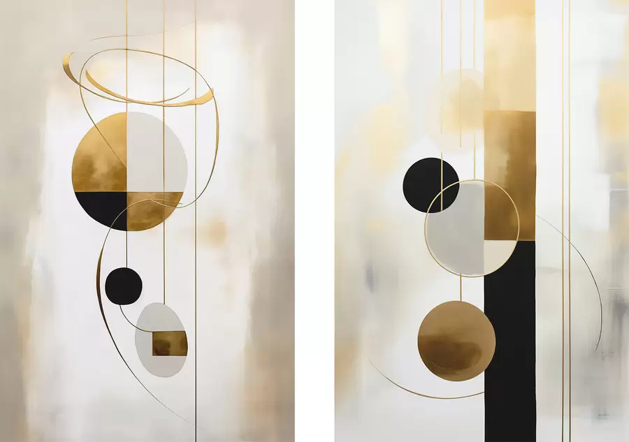 Obraz Abstrakcja geometryczna m01274