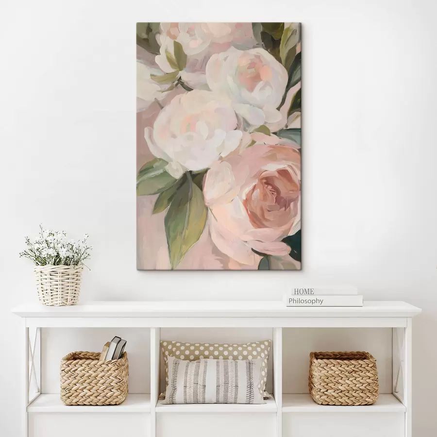 Obraz Abstrakcyjny bukiet kwiatów s47329