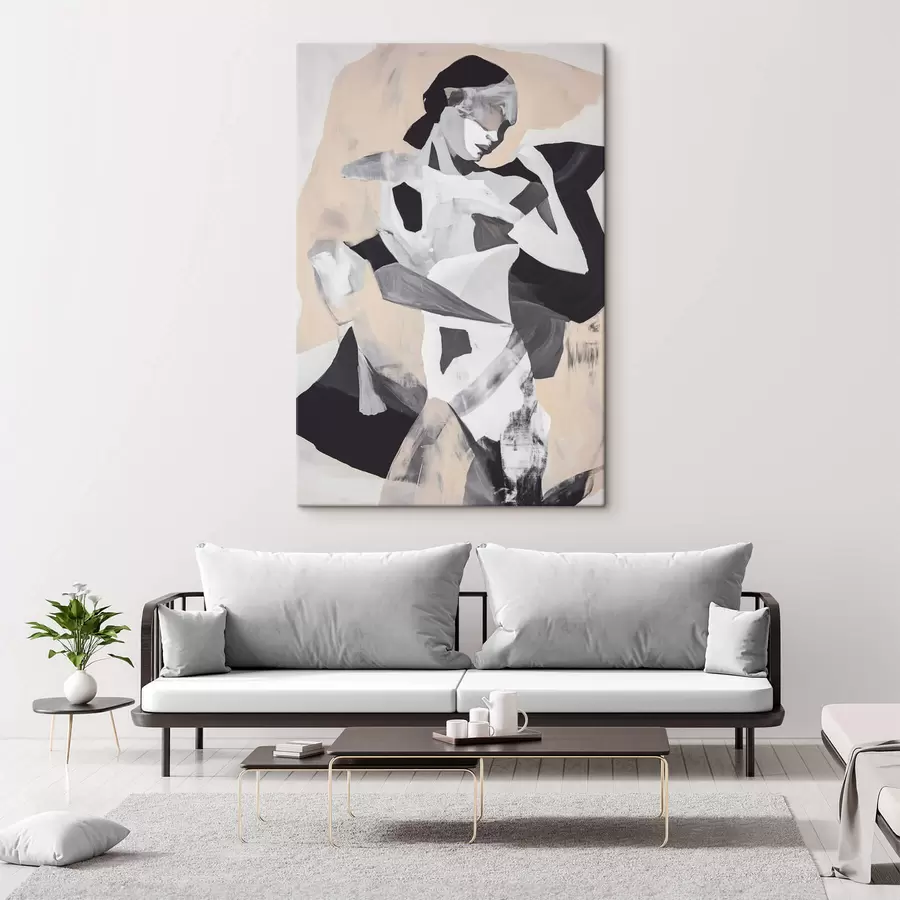 Obraz Abstrakcyjna sylwetka s47658