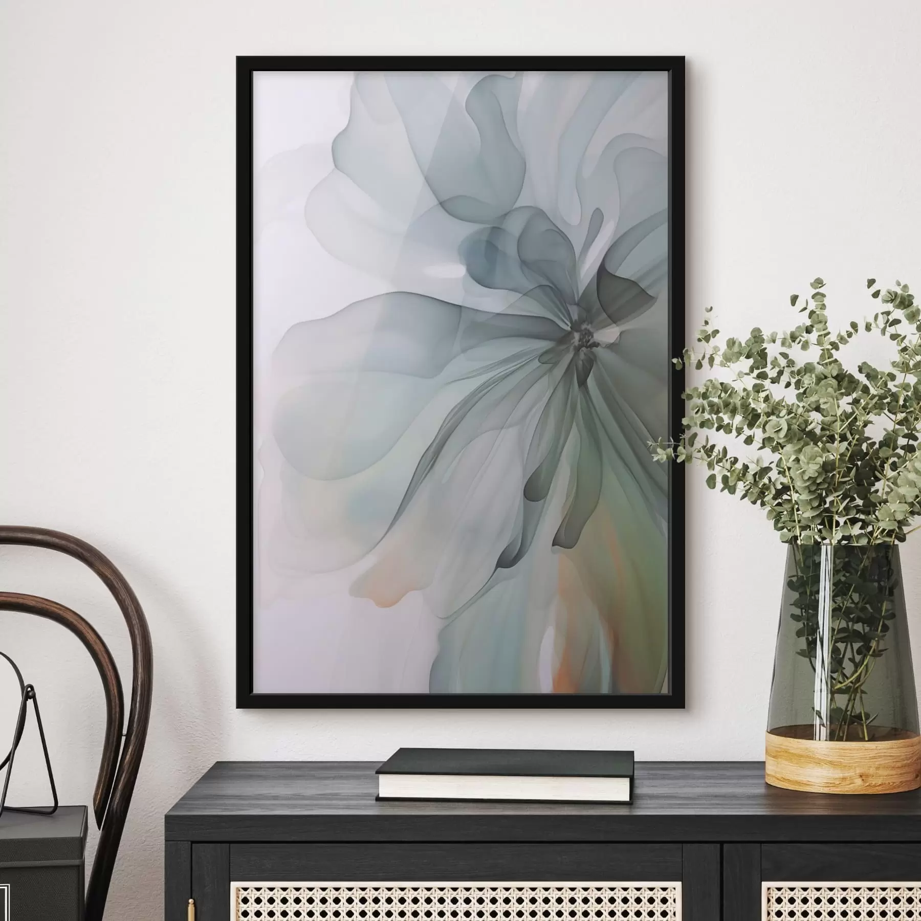 Fototapeta Abstrakcyjny delikatny kwiat f47328