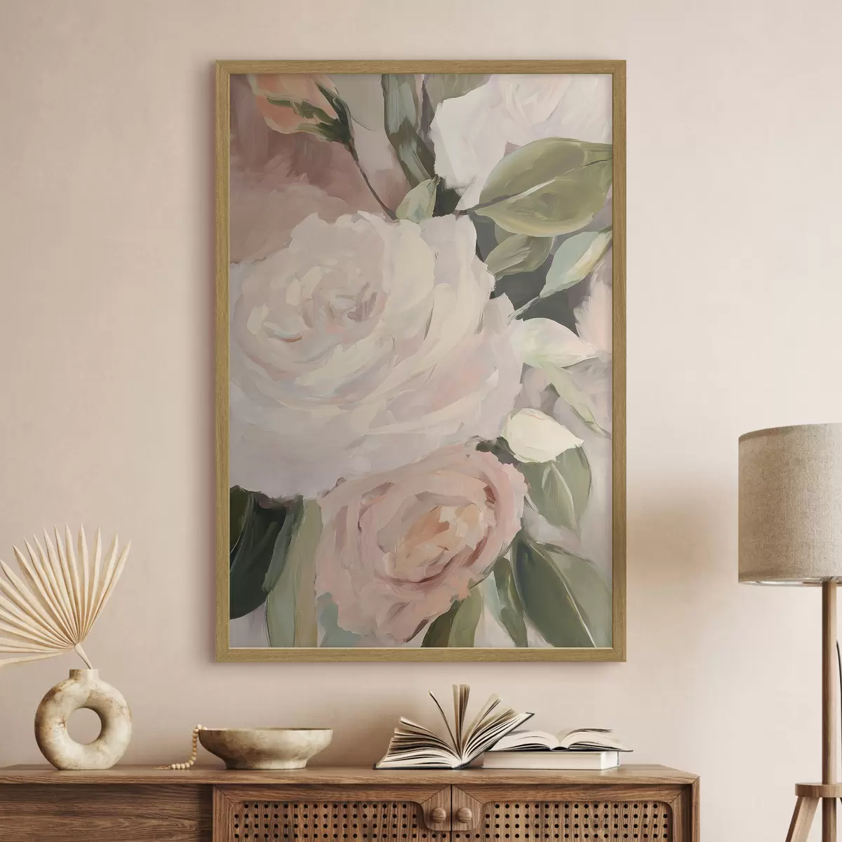Plakat Abstrakcyjny bukiet kwiatów f47330