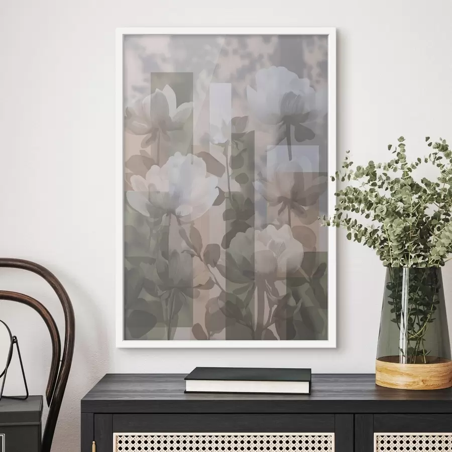 Fototapeta Abstrakcja z kwiatami f47661