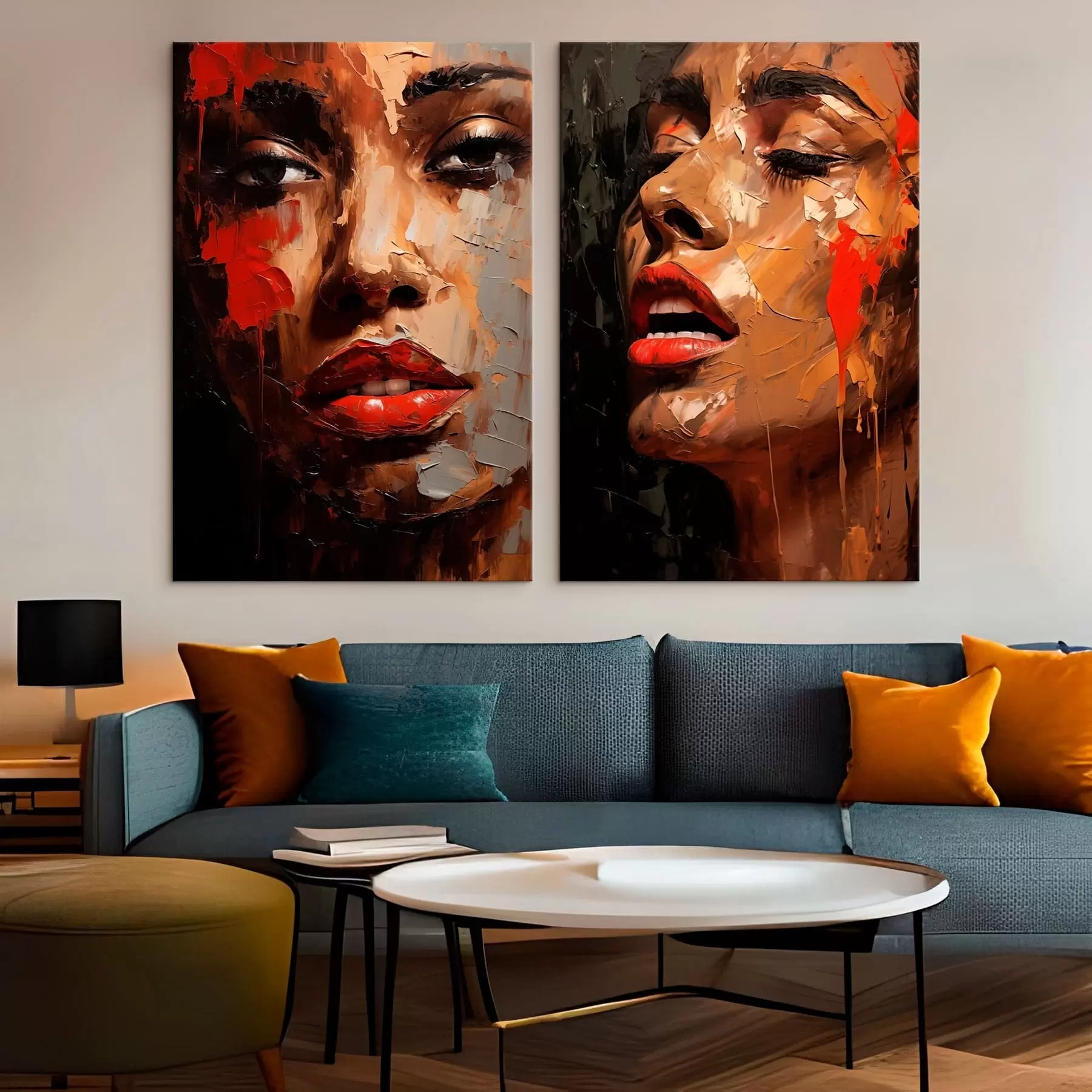 Obraz Rozproszone spojrzenie m01307