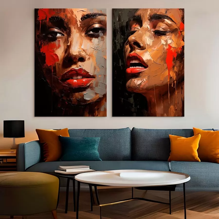 Obraz Rozproszone spojrzenie m01307