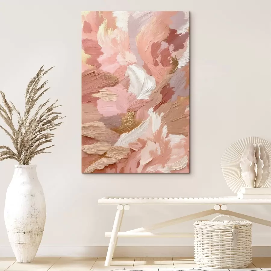 Obraz Pastelowe pociągnięcia pędzlem w delikatnych odcieniach s47750
