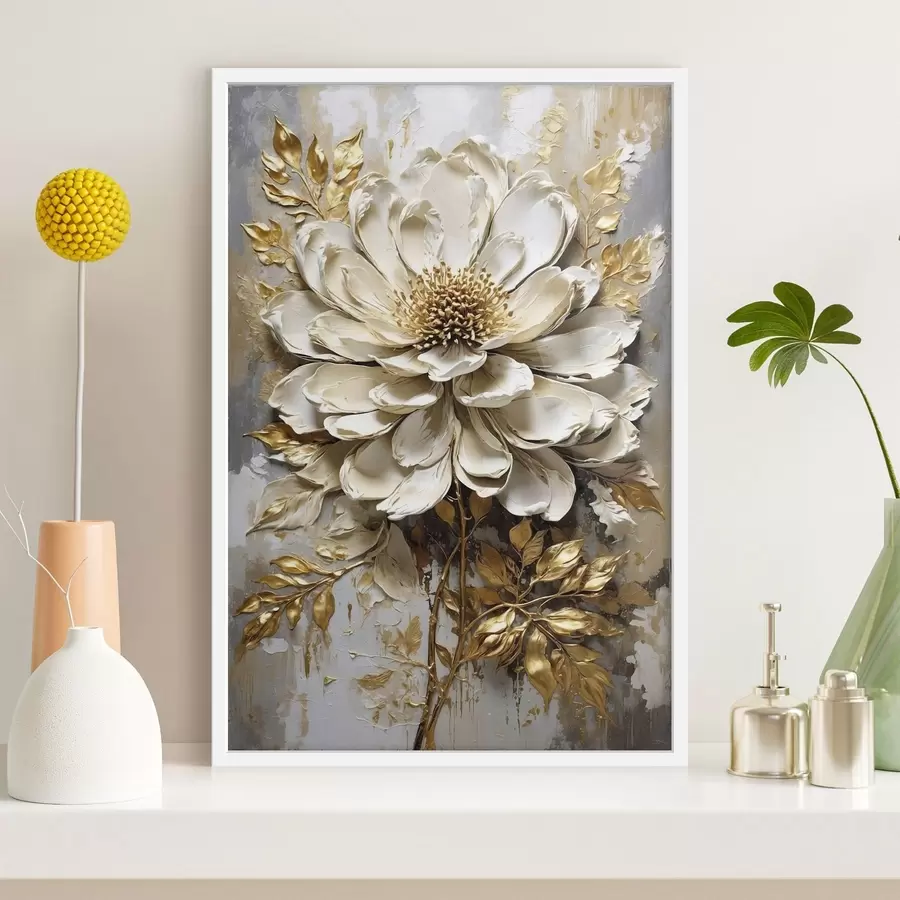 Fototapeta Teksturowany lekki kwiat f47271