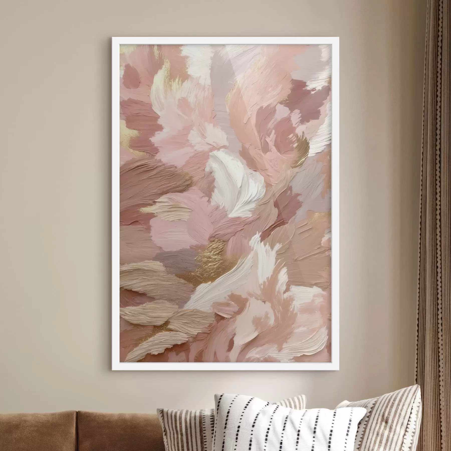 Fototapeta Pastelowe pociągnięcia pędzlem w delikatnych odcieniach f47750