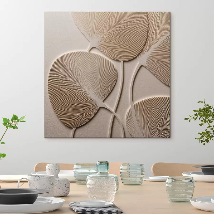 Obraz Abstrakt z liśćmi s47795