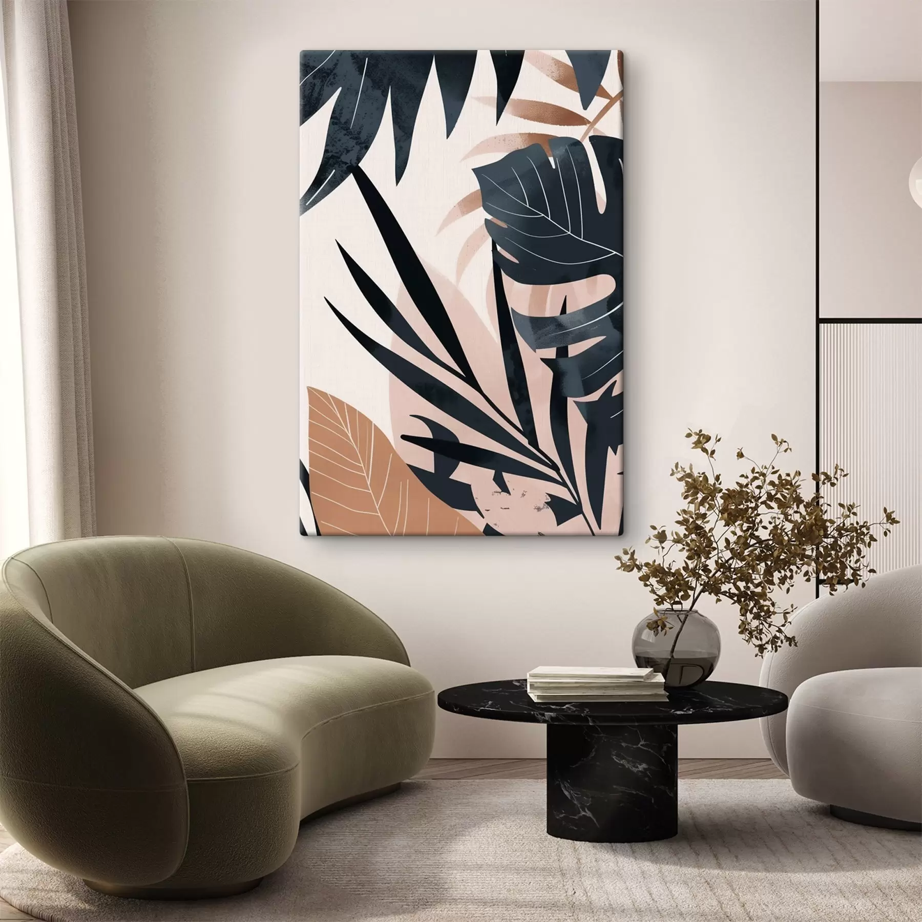 Obraz Różnorodność tropikalnych liści s47822