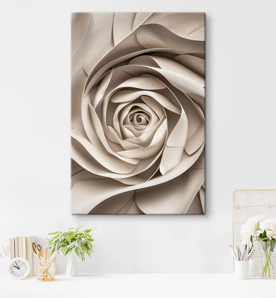 Fototapeta Duża abstrakcyjna róża s47825