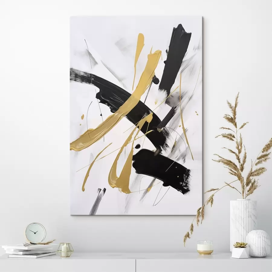 Obraz Chaotyczna abstrakcja s47808