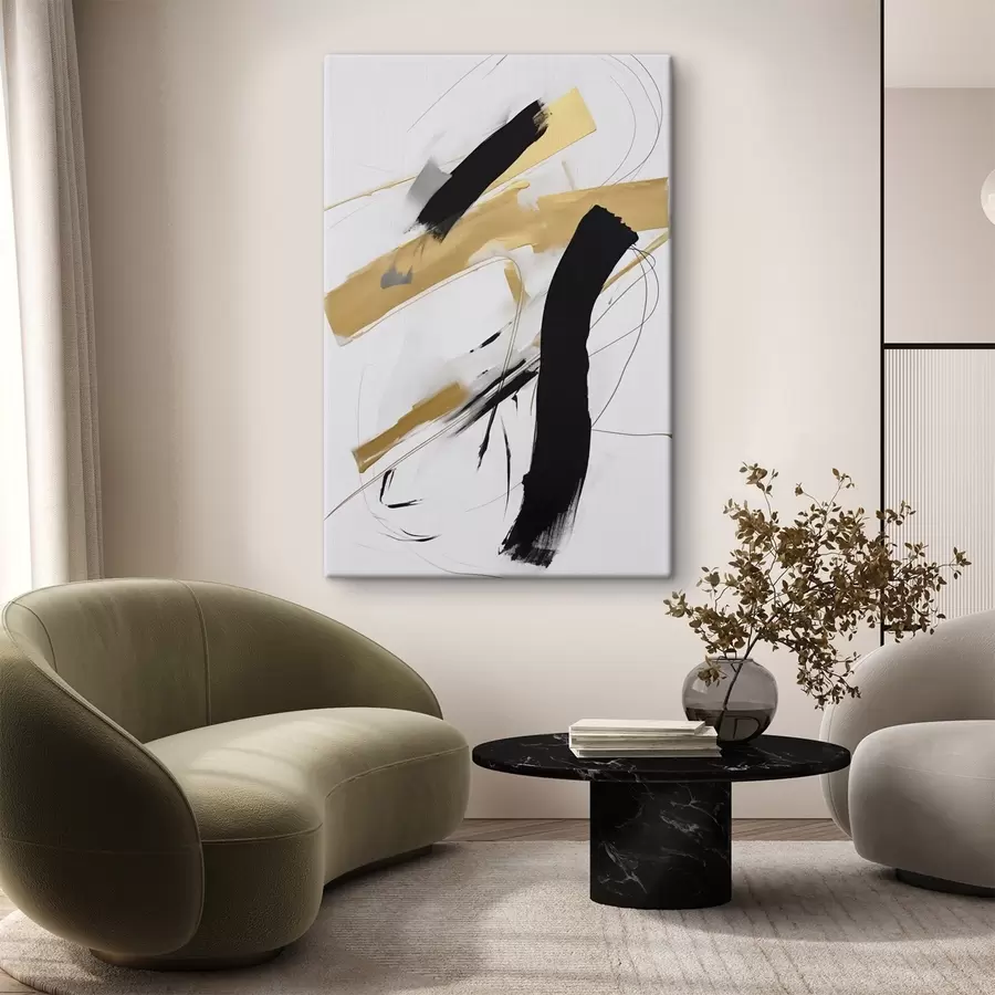 Obraz Chaotyczna kompozycja abstrakcyjna s47809