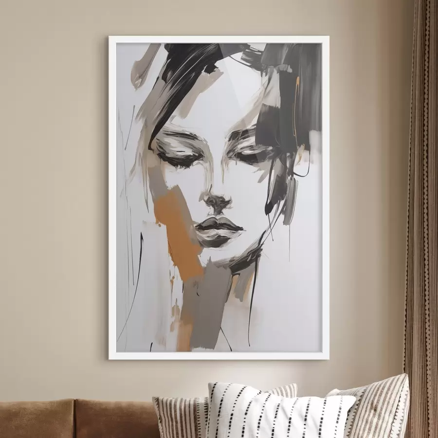 Fototapeta Abstrakcyjny portret dziewczyny f47801