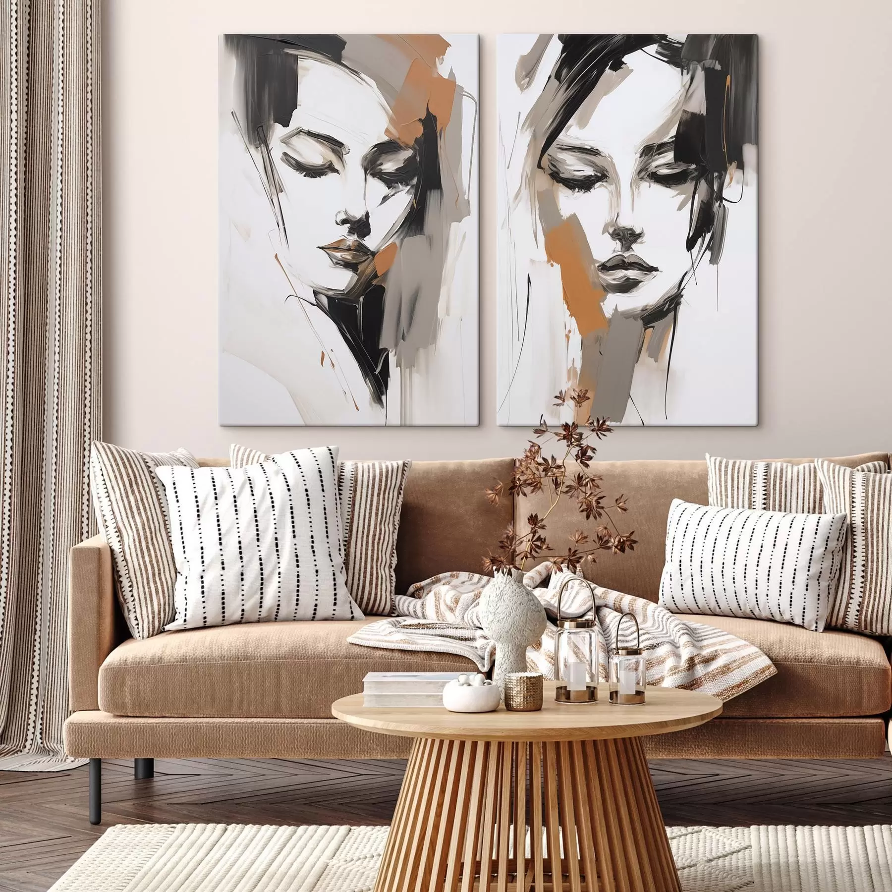 Obraz Abstrakcyjny portret dziewczyny m30004