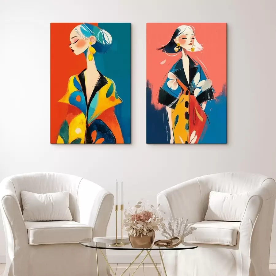 Obraz Portret kobiety w modzie m30014