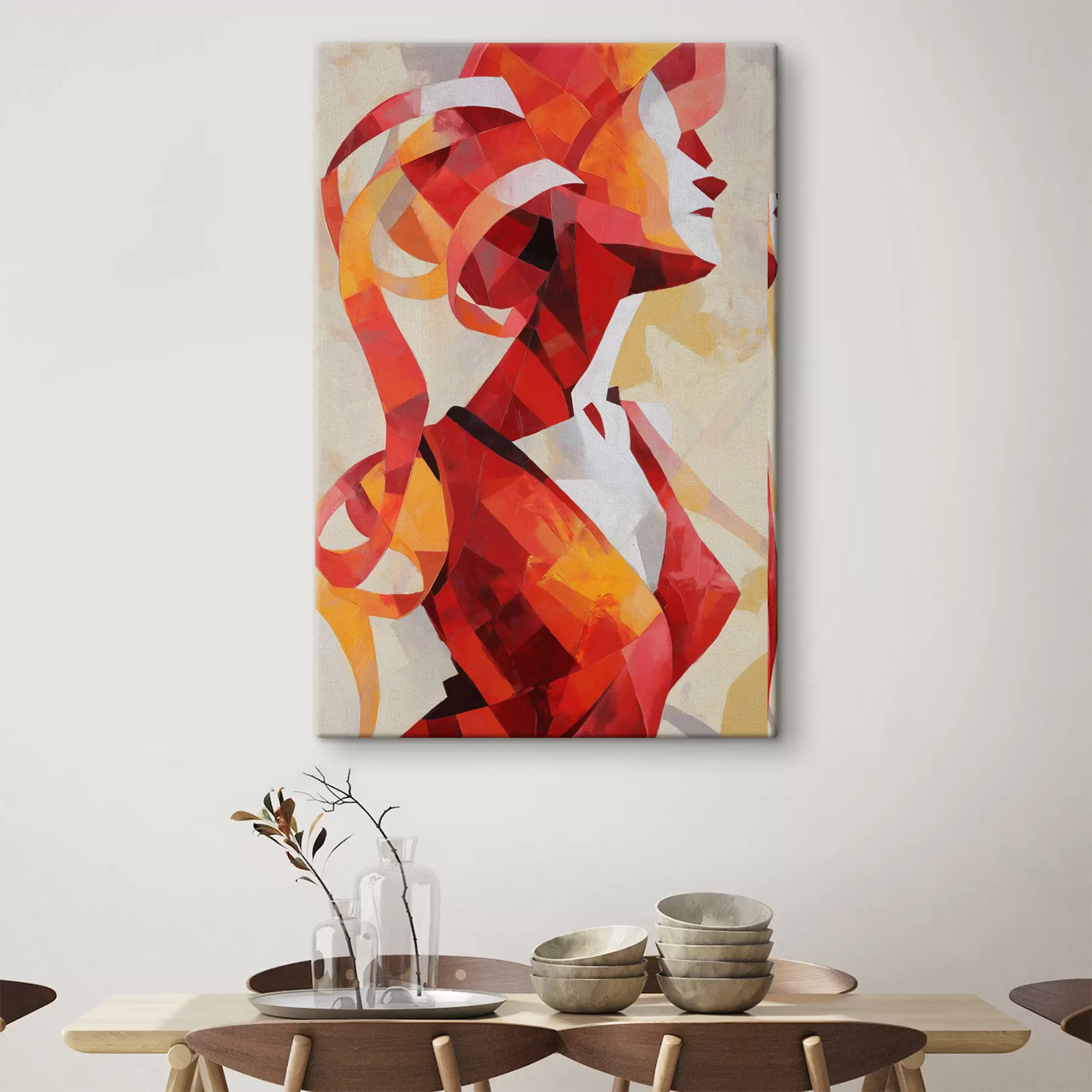 Obraz Abstrakcyjny portret kobiety s47832