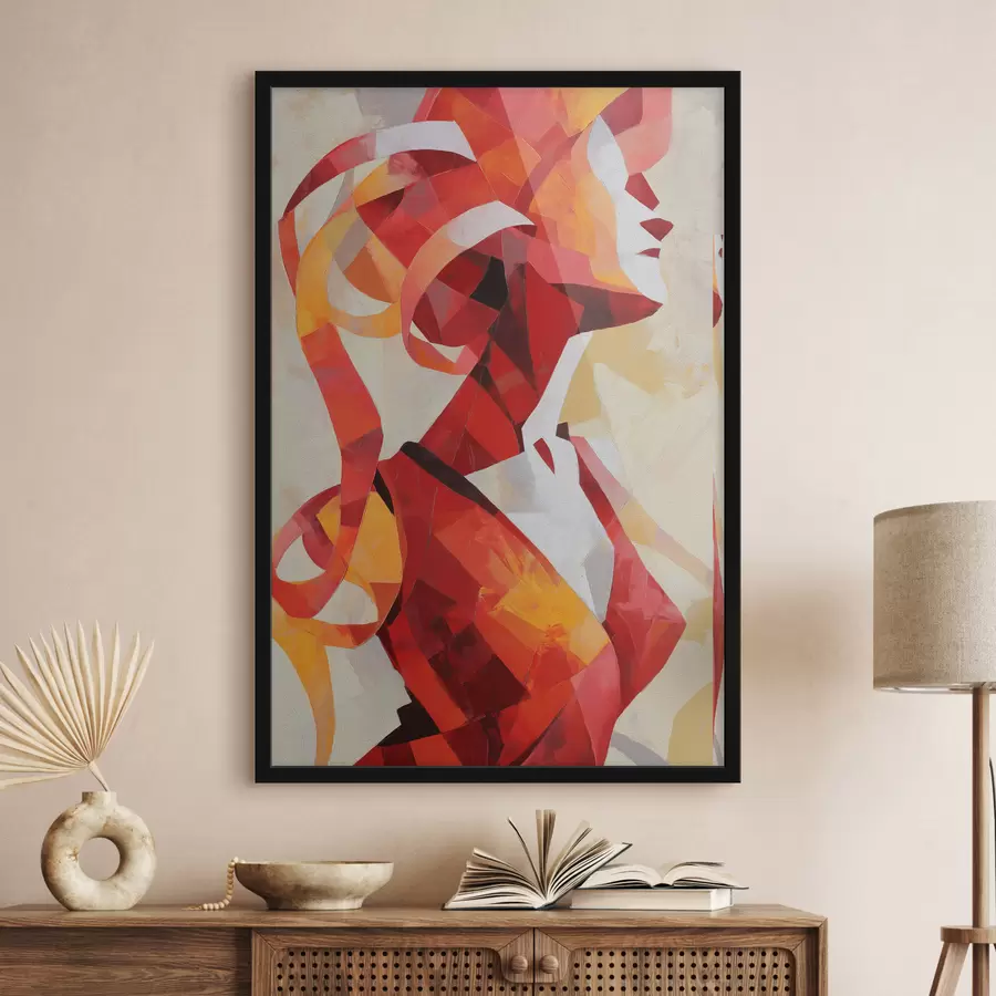 Fototapeta Abstrakcyjny portret kobiety f47832