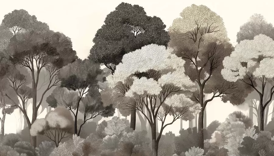 Fototapeta Las liściasty w05198