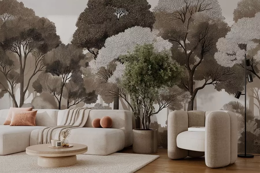 Fototapeta Las liściasty w05198v3