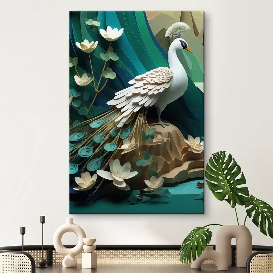 Obraz Elegancki paw s47900