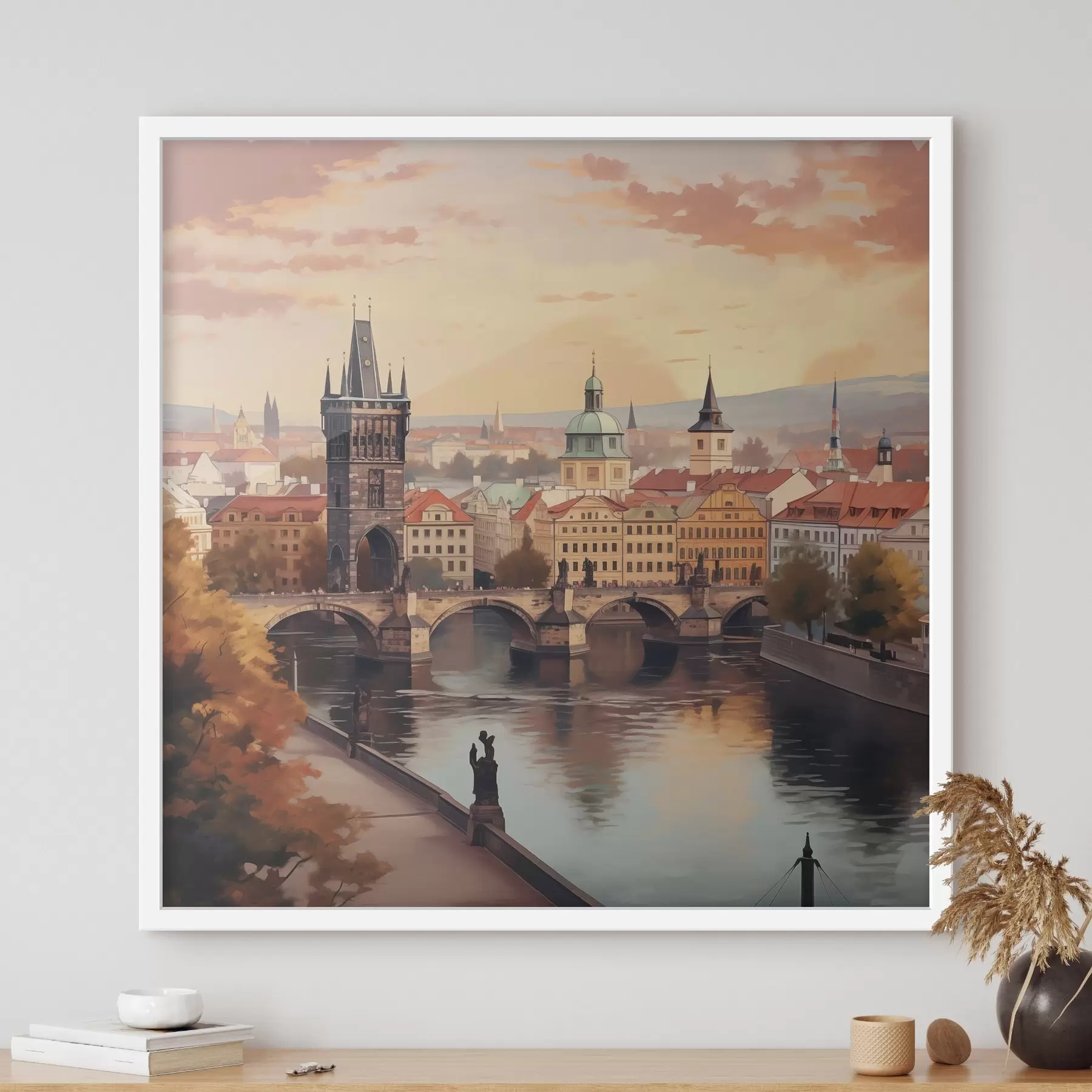 Fototapeta Widok Pragi, Czechy f47897