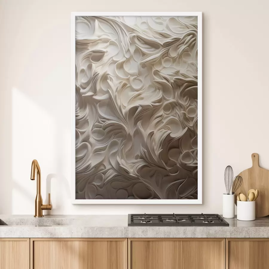 Fototapeta Piękne wzory, imitacja rzeźby f47902