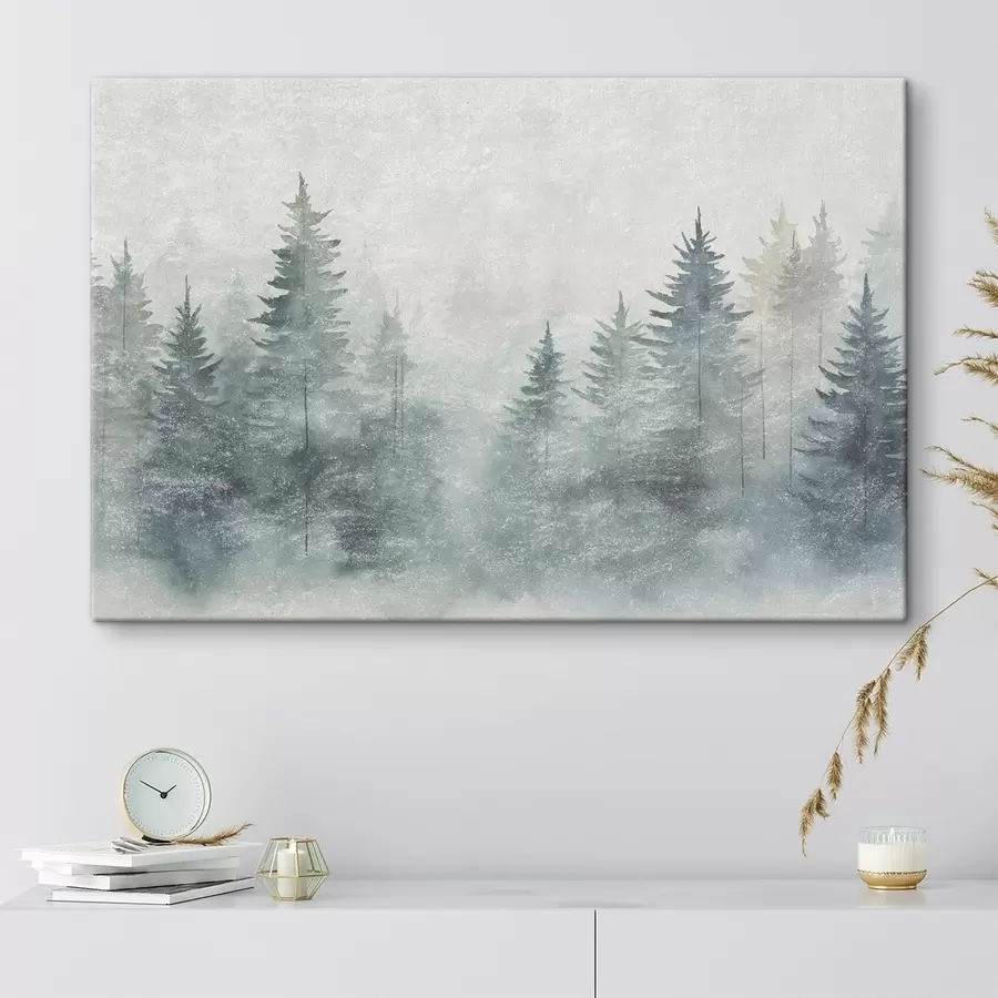 Fototapeta Las iglasty, styl grunge s47894