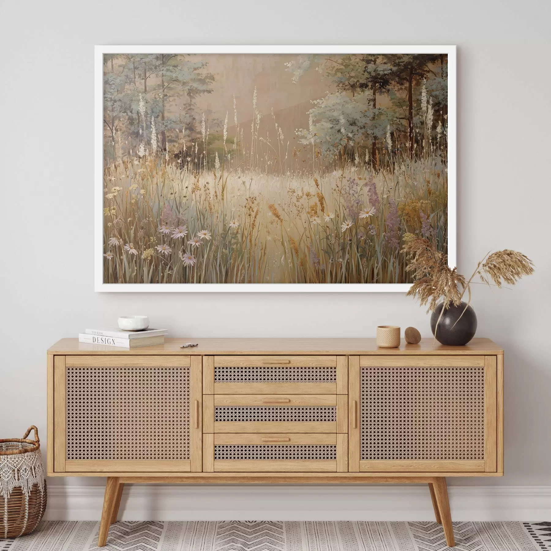 Fototapeta Kwiaty polne na trawniku f47887