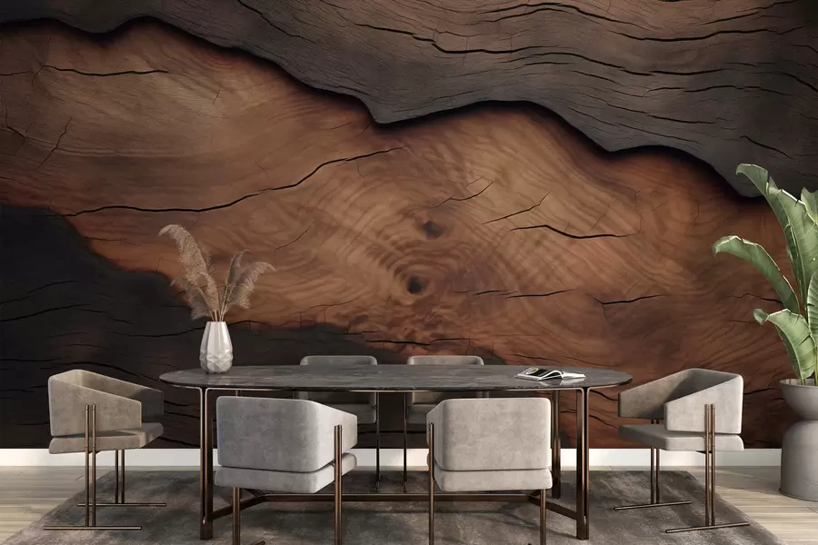 Fototapeta Imitacja kory drzewnej w09705