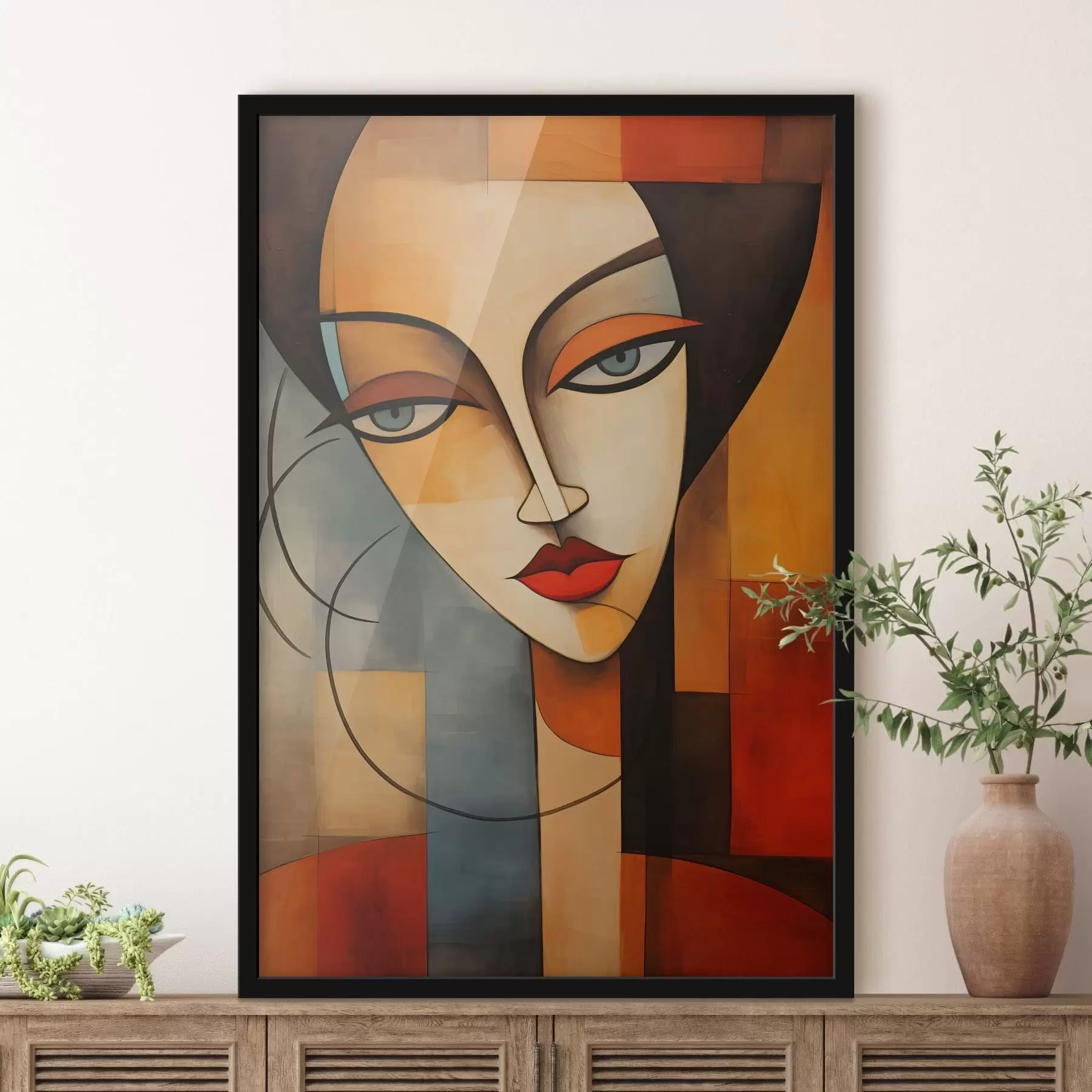 Fototapeta Abstrakcyjny portret kobiety f47907