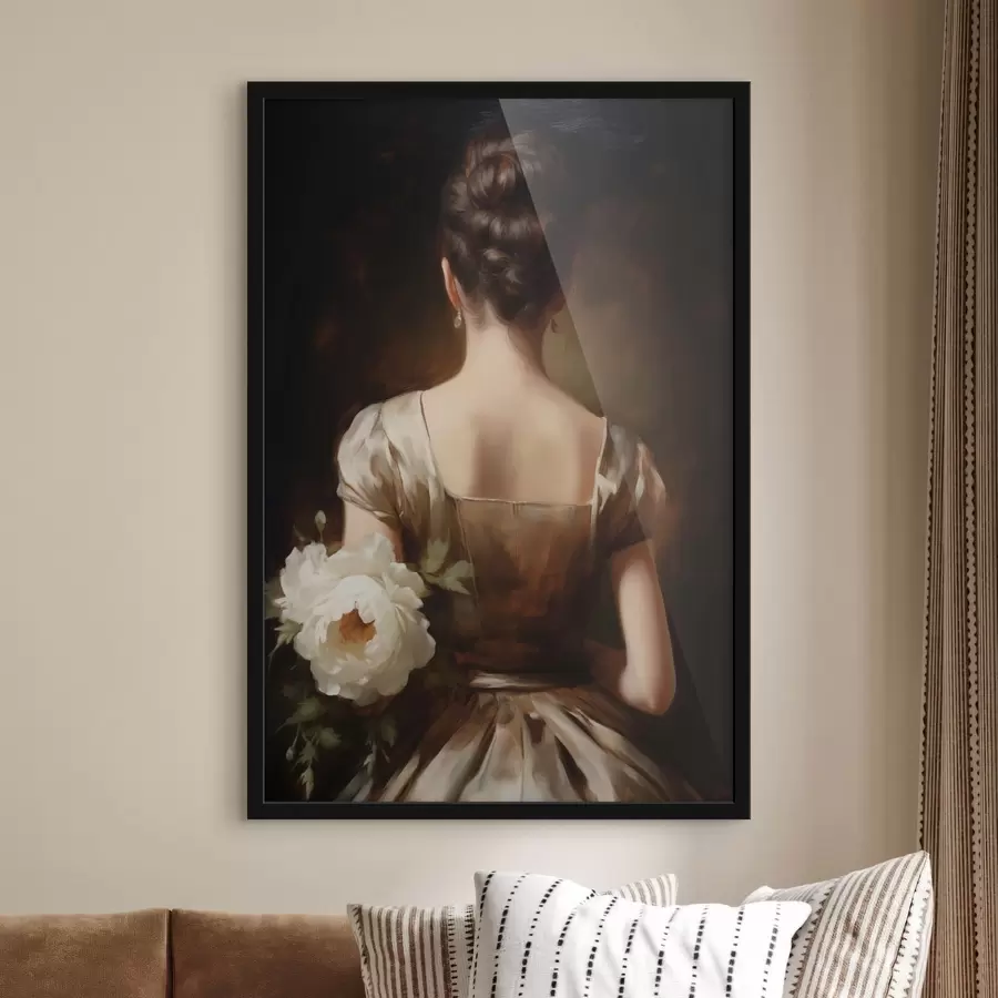 Fototapeta Portret kobiety od tyłu f47921